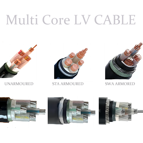 multicore xlpe power cable