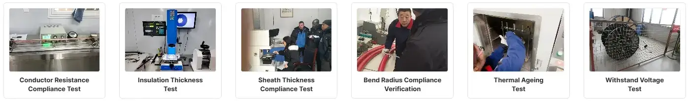 XLPE cable manufacturer factory inspection