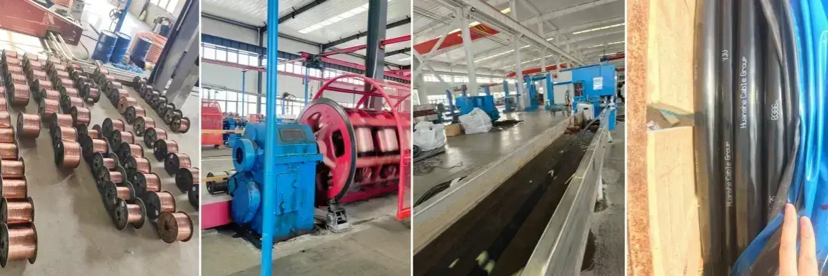 Huanghe Cable - CXV/DSTA 0.6/1 kV cable production workshop
